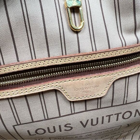 LOUIS VUITTON MONOGRAM NEVERFUL MM SHOULDER TOTE BAG - Picture 11 of 12